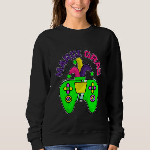 Kinder videospelcontroller Jester Mardi Gras Gamin Trui