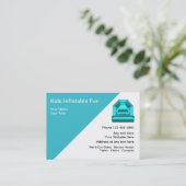 Kinder Visitekaartjes voor entertainment (Staand voorkant)