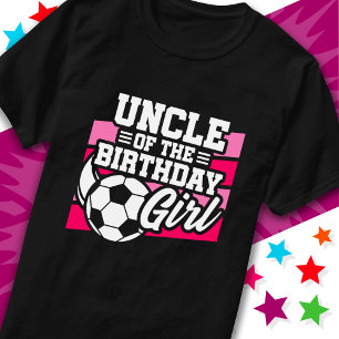 Kinder Voetbal Football Party Uncle of Birthday Gi T-shirt