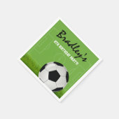 Kinder Vogeldag Football Voetbal Servetten (Hoek)