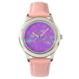 Kinder volgen horloge