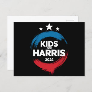 Kinder voor Harris President Kinder liefde Kamala  Briefkaart