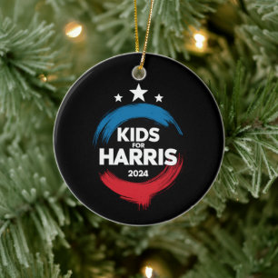 Kinder voor Harris President Kinder liefde Kamala Keramisch Ornament