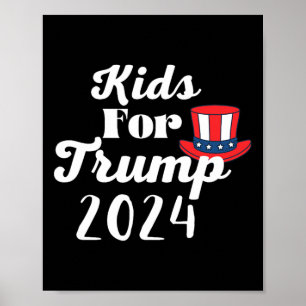 Kinder voor Trump Election 2024 1 Poster