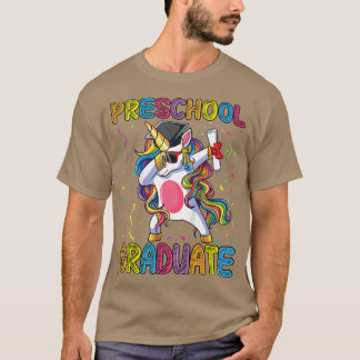 Kinder voorschoolse Afstuderen meisjes Dab Unicorn T-shirt