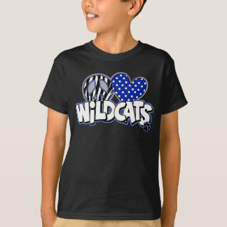 KINDER VREDESLAVE Wildcats SS Zwart T-shirt