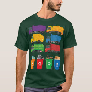 Kinder vuilnis op de vuilnisbelt Recycling Day Afv T-shirt