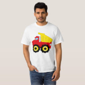 Kinder vuilniswagen t-shirt (Voorkant volledig)
