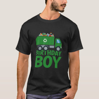 Kinder vuilniswagen Toddler Trash Truck Birthday B T-shirt