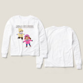 Kinder wandeling in het winterwonderland (Voorkant /achterkant)