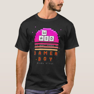 Kinder Wasd Het is wat me beweegt Computer Videosp T-shirt
