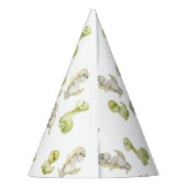 Kinder Waterverf Dinosaurus Verjaardagsfeest Feesthoedjes (Achterkant)