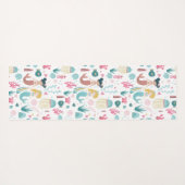 Kinder/Waterverf Zeemeermin/Yoga Mat (Achterkant (horizontaal))