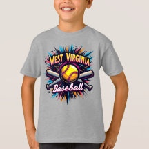 Kinder West Virginia Baseball T-shirt