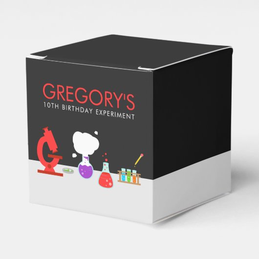 Kinder Wetenschapspartij Bedankdoosjes (Voorkant Zijde)