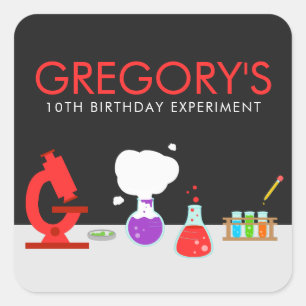 Kinder Wetenschapspartij Vierkante Sticker