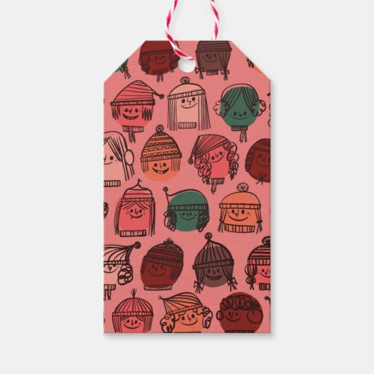 Kinder wintercadeaus Labels Cadeaulabel (Voorkant)