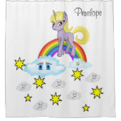 Kinder wolkenkrabbers douchegordijn (Voorkant)