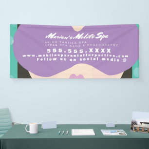 Kinder Zakelijke partijen van de Spa Rentals Mobie Spandoek