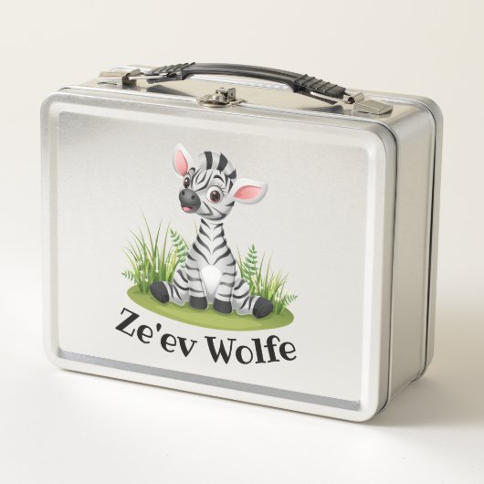 Kinder Zebra Lunchbox (Voorkant)