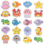 Kinder Zee creaties Sticker (Voorkant)