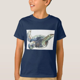 Kinder zee schildpad t-shirt