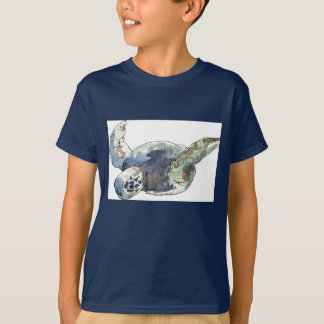 Kinder zee schildpad t-shirt