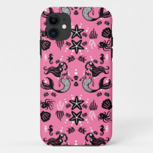 Kinder zeemeermin roze iPhone 11 hoesje