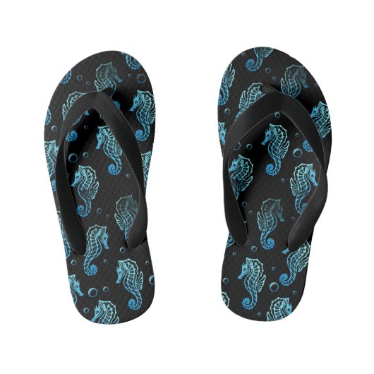 Kinder zeepaardprint Teenslippers (Voetbed)