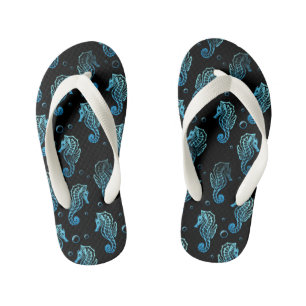 Kinder zeepaardprint Teenslippers