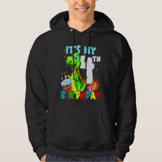 Kinder zijn mijn vierde verjaardag boekt een vroli hoodie