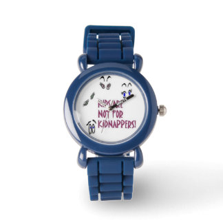 Kinder zijn niet voor Kidnappers Watch Black Horloge