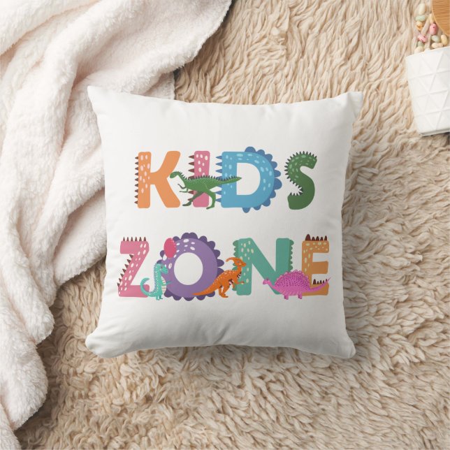 Kinder zone Dinosaurs Kussen (Deken)