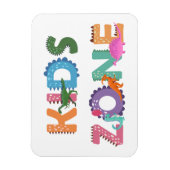 Kinder zone Dinosaurs Magneet (Verticaal)