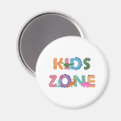 Kinder zone Dinosaurs Magneet (Voorkant / Achterkant)