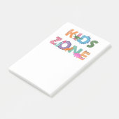 Kinder zone Dinosaurs Post-it® Notes (Schuin)