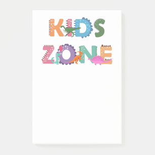 Kinder zone Dinosaurs Post-it® Notes