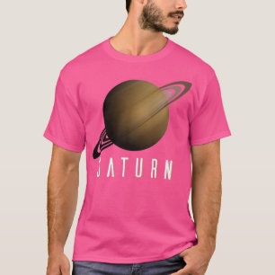 Kinder zonne-aarde Saturnus - Kinder ruimtewetensc T-shirt