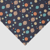 Kinder zonnecentrales Saturn Jupiter Mars Tissuepapier (Detail)