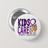 Kinder zorg 1 epilepsie ronde button 5,7 cm (Voorkant /achterkant)