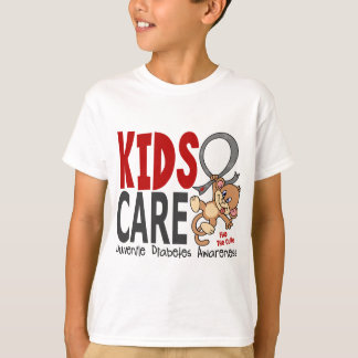Kinder zorg 1 Jonge diabetes T-shirt