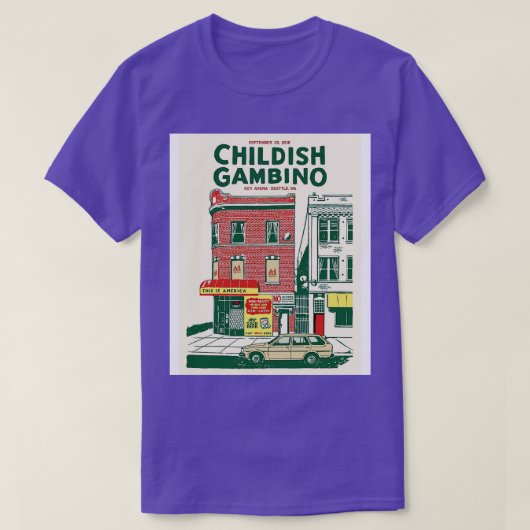 Kinderachtig Gambino TShirt (Design voorkant)