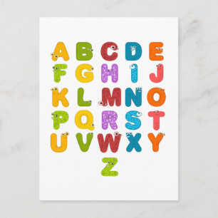 Kinderalfabet Briefkaart