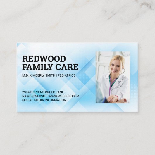kinderarts | Geneeskunde | Artsen Visitekaartje (Voorkant)