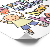Kinderarts heeft hart poster (Hoek)