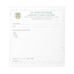 Kinderarts Recept Notitieblok