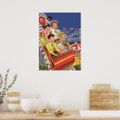  kinderballonnen Dog Roller Onderzetter Ride Poster (Keuken)