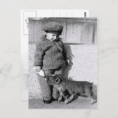 Kinderbiggetjes met gebottelde melk briefkaart (Voorkant / Achterkant)