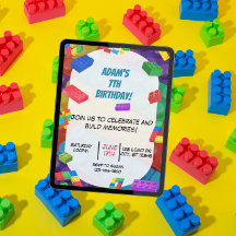 Kinderblokken verjaardagsfeestje