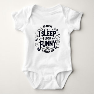 Kinderbody met een grappige inscriptie romper